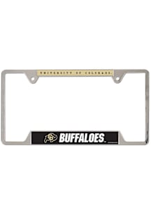 Colorado Buffaloes Metallic Inlaid License Plate Frame - Gold