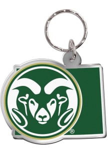 Colorado State Rams Freeform Keychain