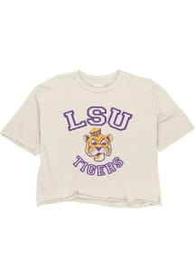 LSU Tigers Womens Ivory Sailor Tiger Vault Short Sleeve T-Shirt