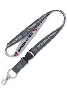 Washington Nationals Charcoal Lanyard - Charcoal