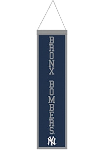 New York Yankees 8x32 Slogan Banner - Blue