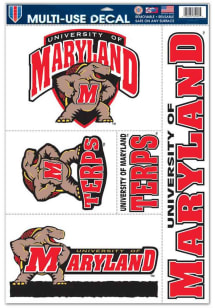 Maryland Terrapins Red  11x17 Multi Use Decal