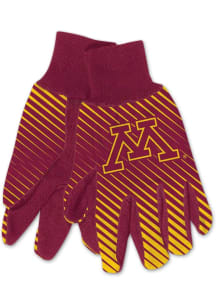 Minnesota Golden Gophers  Two Tone Mens Gloves - Maroon