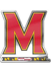 Maryland Terrapins Red  Auto Badge Car Emblem