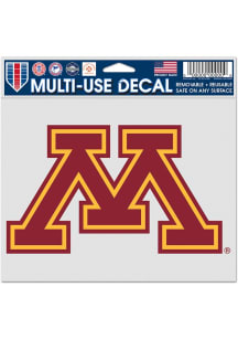 Minnesota Golden Gophers Maroon  5x6 Logo Decal