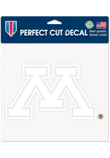 Minnesota Golden Gophers Maroon  8x8 Perfect Cut Decal