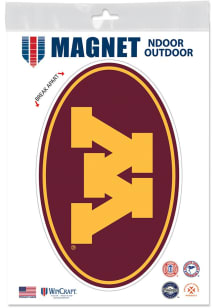 Minnesota Golden Gophers Maroon  5x7 Car Magnet