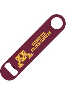 Maroon Minnesota Golden Gophers 2 Sided Metal Bottle Opener