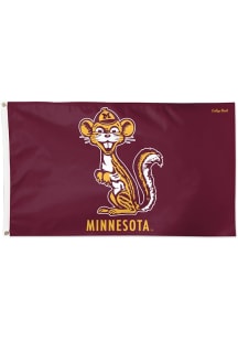 Maroon Minnesota Golden Gophers 3x5 Vault Silk Screen Grommet Flag