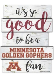 Maroon Minnesota Golden Gophers 11x14 Sign