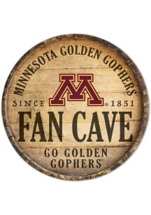 Maroon Minnesota Golden Gophers 14 Inch Round Sign