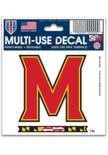 Maryland Terrapins Red  Multi Use 3x4 Decal