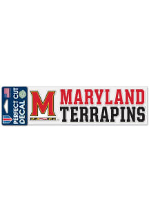 Maryland Terrapins Red  3x10 Decal