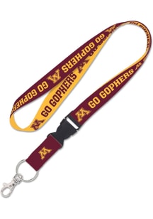 Maroon  Minnesota Golden Gophers Slogan Lanyard