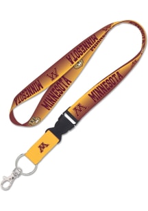 Maroon  Minnesota Golden Gophers Tie Dye Lanyard