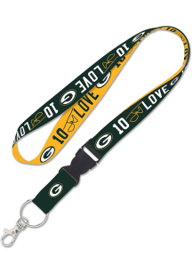 Jordan Love Green Bay Packers Reversible Lanyard