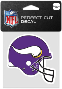 Minnesota Vikings 4x4 Retro Auto Decal - Purple