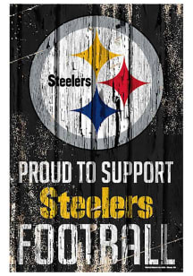 Pittsburgh Steelers 11x17 Proud Supporter Sign