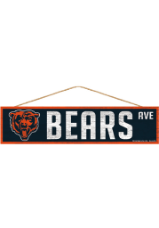 Chicago Bears 4x17 Avenue Wood Sign