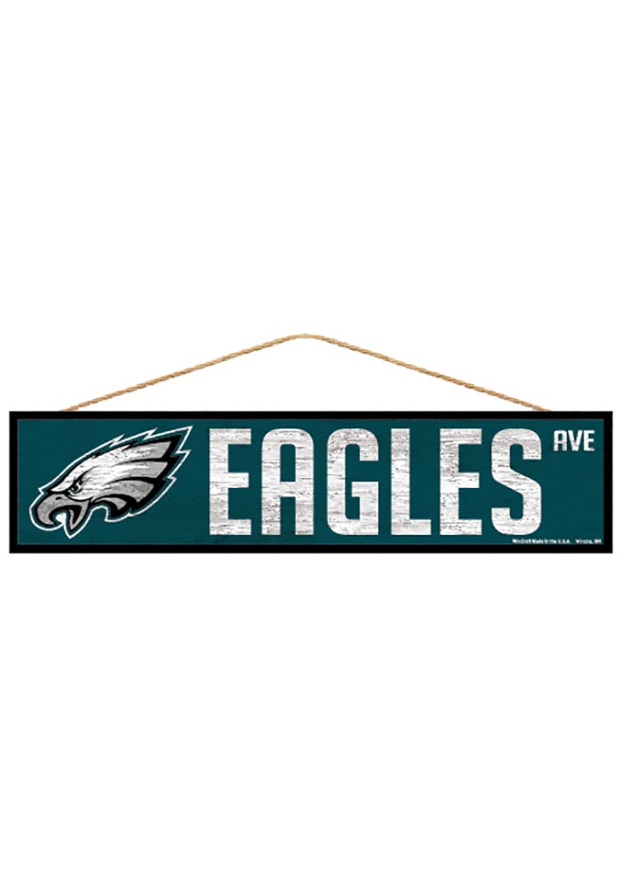 Philadelphia Eagles 4x17 Avenue Wood Sign