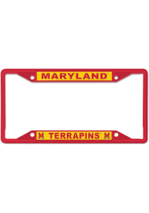 Maryland Terrapins Red  Colored License Plate