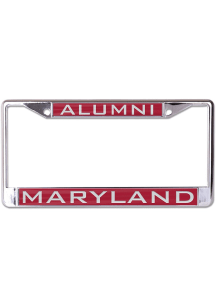 Maryland Terrapins Red  Alumni Metallic License Plate Frame