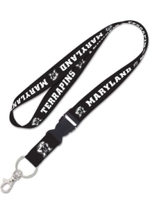 Black  Maryland Terrapins Black Lanyard