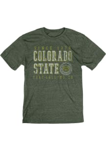 Colorado State Rams Green Brainwashed Soft Short Sleeve Fashion T Shirt