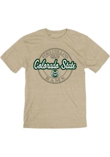 Colorado State Rams Tan Matchmaker Short Sleeve Fashion T Shirt