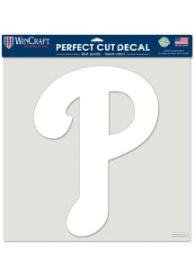 Philadelphia Phillies 17x17 Perfect Cut Auto Decal - Red