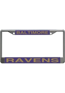 Baltimore Ravens Metallic Inlaid License Frame