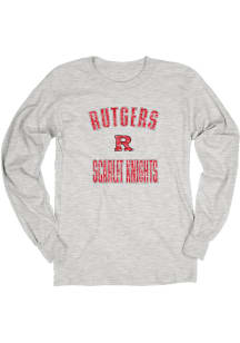 Mens Grey Rutgers Scarlet Knights No. 1 Graphic Tamarac Tee