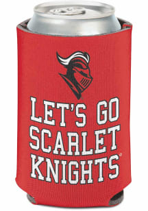 Red Rutgers Scarlet Knights Team Slogan Coolie