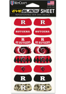 Red Rutgers Scarlet Knights 8pk-Eye Black Tattoo