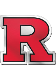 Rutgers Scarlet Knights Red  Acrylic Car Emblem