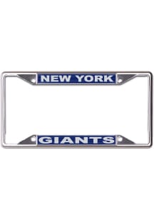 New York Giants Printed Metallic License Frame