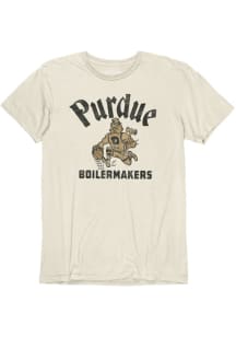 White Purdue Boilermakers Boilerball Short Sleeve Fashion T Shirt