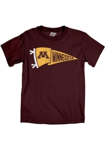 Minnesota Golden Gophers Pennant Short Sleeve T Shirt - Maroon