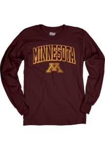 Mens Maroon Minnesota Golden Gophers Arch Logo Tee