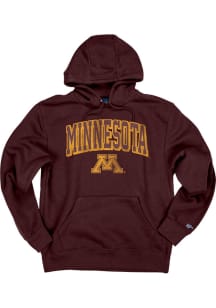 Mens Maroon Minnesota Golden Gophers Number 1 Hooded Sweatshirt