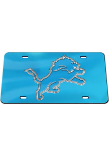 Detroit Lions Team Color on Team Color Car Accessory License Plate