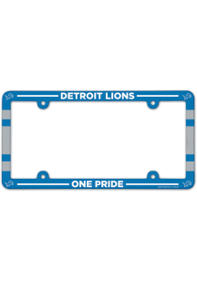 Detroit Lions Plastic License Frame