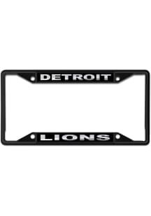 Detroit Lions Black License Frame