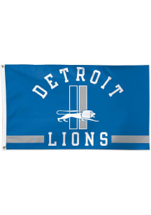 Detroit Lions 3x5 Classic Blue Silk Screen Grommet Flag