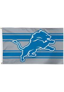 Detroit Lions 3x5 Color Rush Blue Silk Screen Grommet Flag