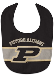 Purdue Boilermakers  Future Alumni Baby Bib - Black