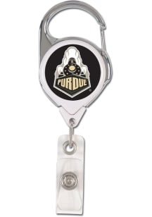 Black Purdue Boilermakers Retractable Badge Holder