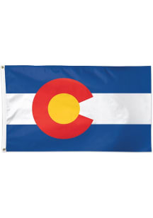 Colorado deluxe 3x5 Blue Silk Screen Grommet Flag