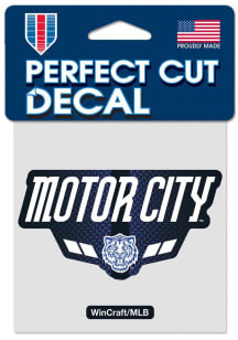 Detroit Tigers 2024 City Connect Auto Decal - Navy Blue