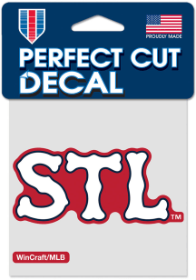 St Louis Cardinals 2024 City Connect Auto Decal - Red